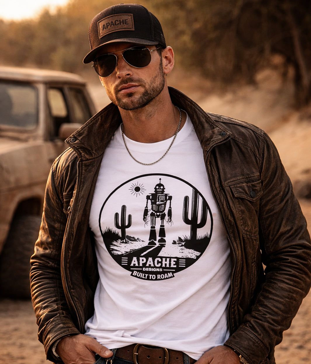 Built To Roam – Apache Tee
