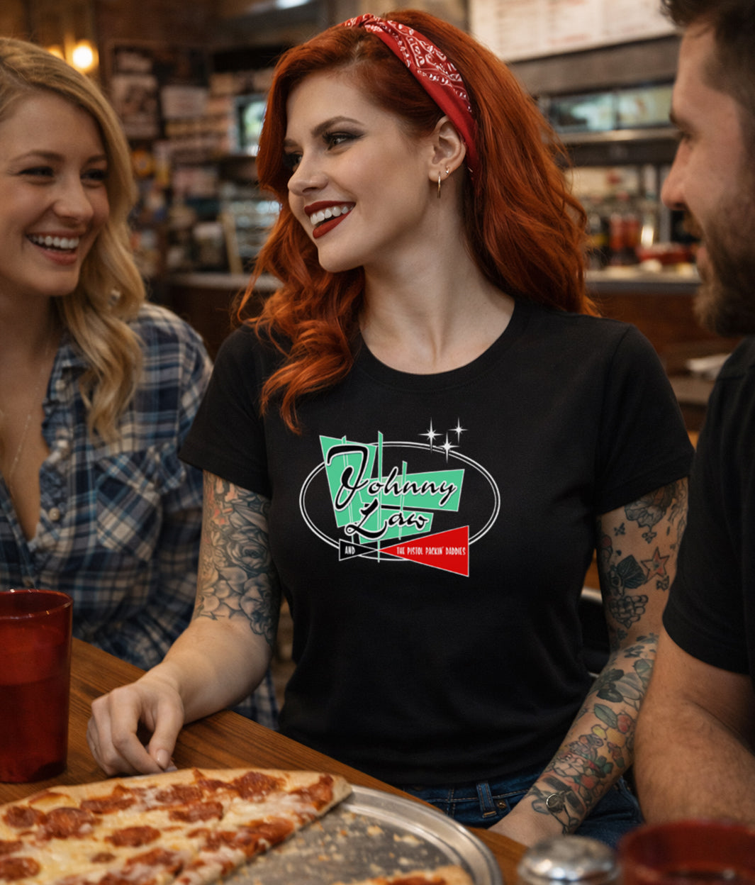 Original 2009 Johnny Law Tour Shirt – Rockabilly Classic