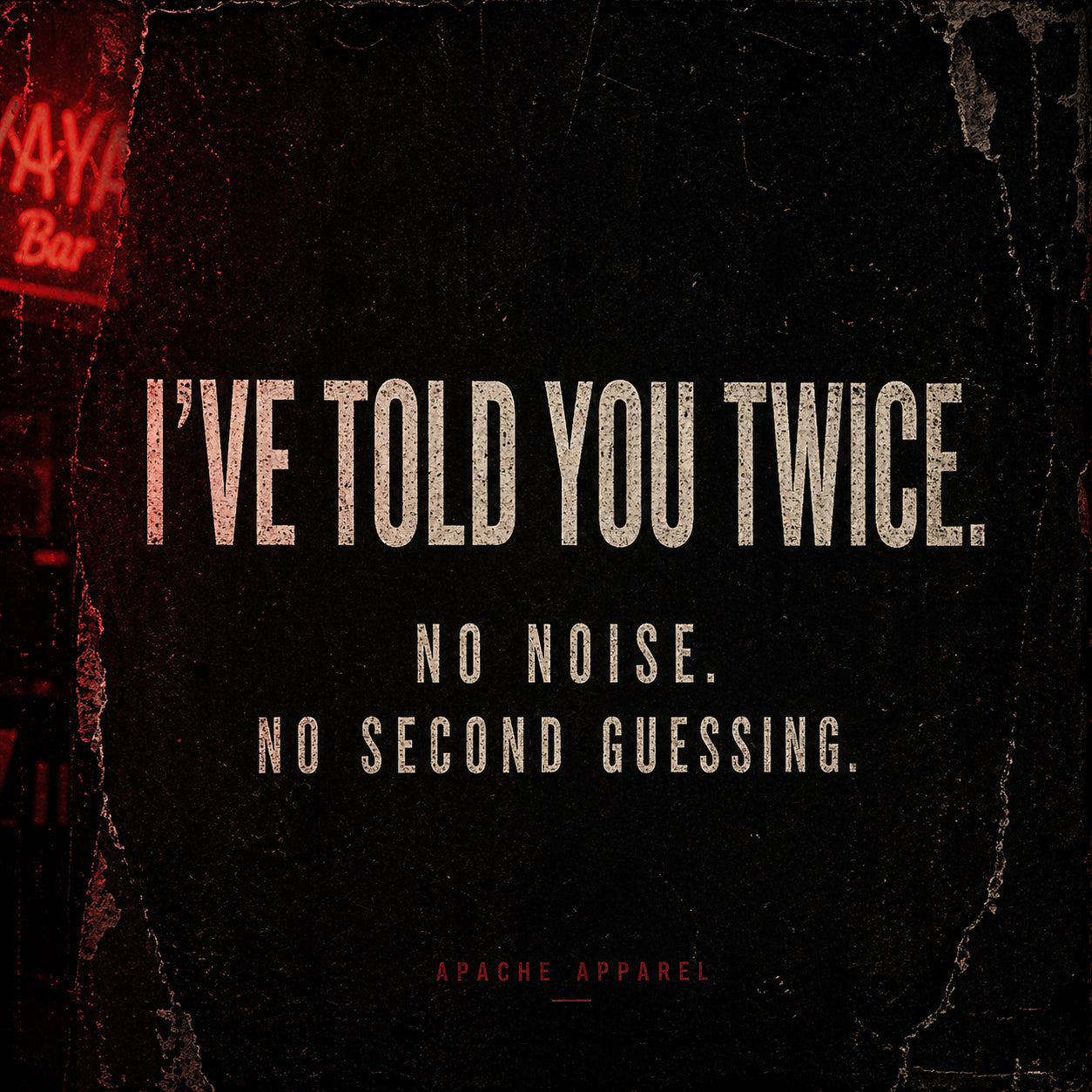 I Told You Twice Tee